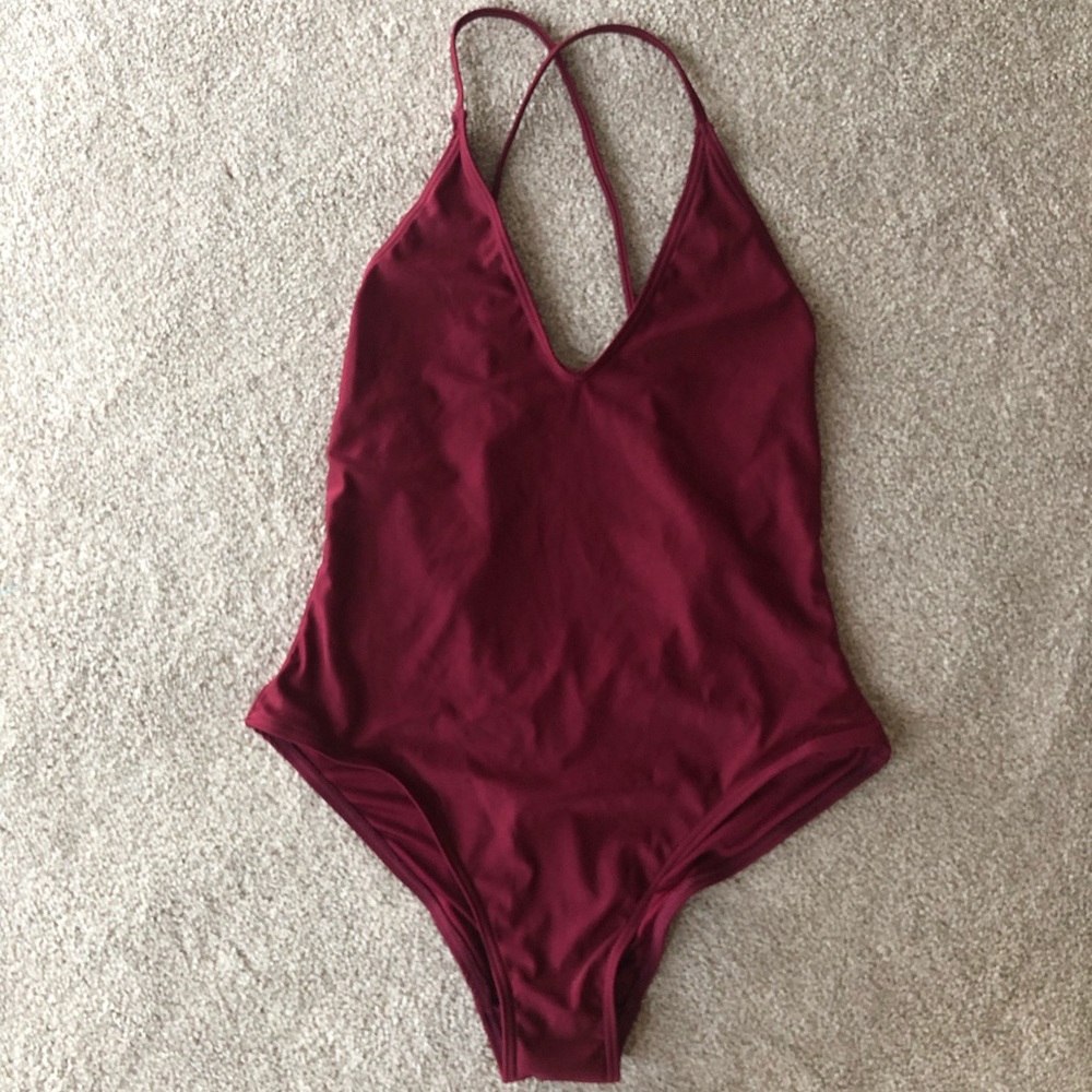 Low Back One Piece Swimsuit
